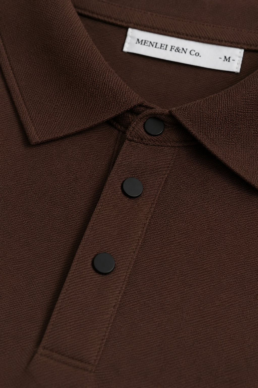 Menlei F&N Co. Men Solid Polo Neck Casual T-Shirt